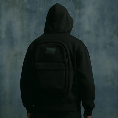 Hoodtrip™ – Der erste Hoodie der Welt, der gleichzeitig dein Handgepäck ist.